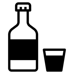 Beverage outline icon