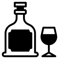 Beverage outline icon