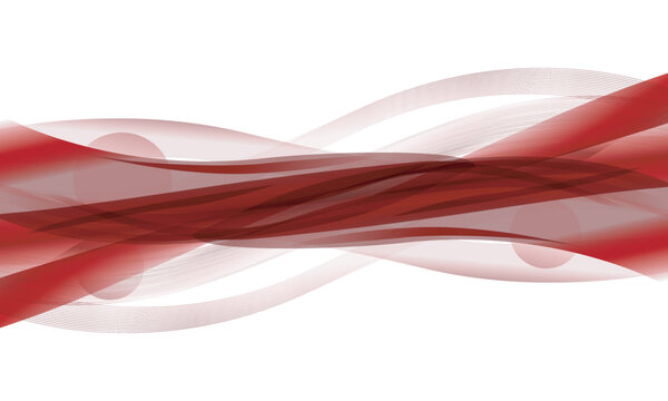 Red curve wave backdrop concept design background © Rizky