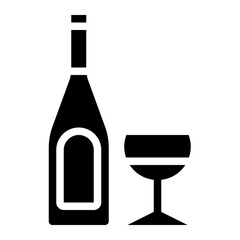 Beverage glyph icon