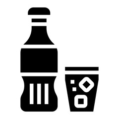 Beverage glyph icon