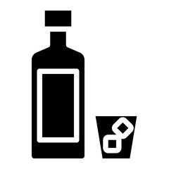 Beverage glyph icon