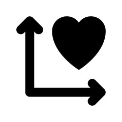 Heart Flat Vector Icon