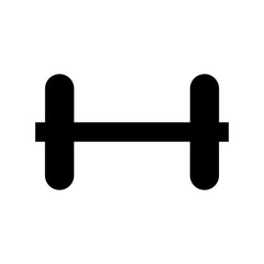 Dumbbell Flat Vector Icon