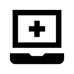 Fototapeta premium Online Aid Flat Vector Icon