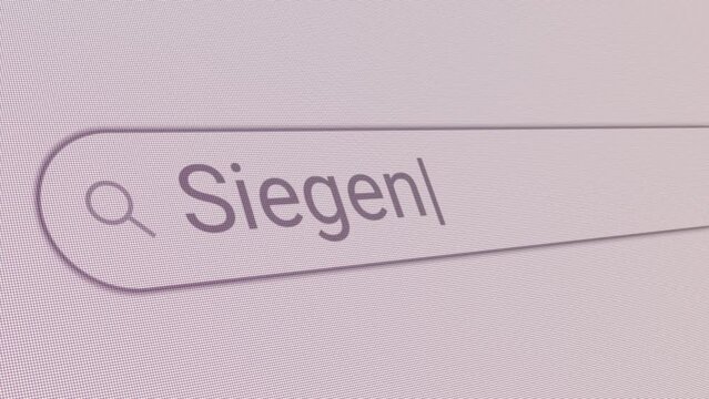 Search Bar Siegen 
Close Up Single Line Typing Text Box Layout Web Database Browser Engine Concept