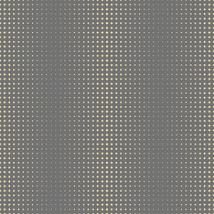 Seamless geometric vector pattern. Modern gray and yellow ornament with stars. Geometric abstract background