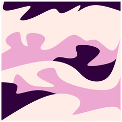 Abstract seamless pattern vector with colorful geometric wave lines in hand drawn style. Trendy and modern contemporary design for wallpapers, background.