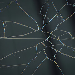 cracked glass