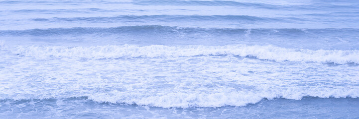 Real photo sea water waves, abstract background, nature power, pale light blue more tone in stock