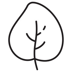 Briar Autumn Flora Outline 2D Illustration