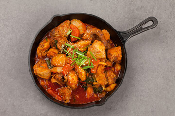 Cooking, food, side dishes, stir-fried chicken, chicken soup, chicken, ingredients, Korean food, Korean food, Korean food,요리, 음식,반찬,닭볶음탕, 닭도리탕 ,닭요리, 식재료,한식 ,한국음식, 한국요리,