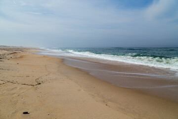 Beautiful beach in Aveiro