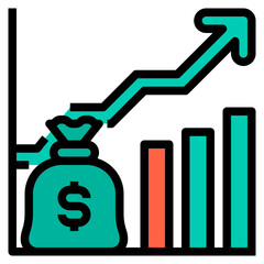 Advantage filled outline icon