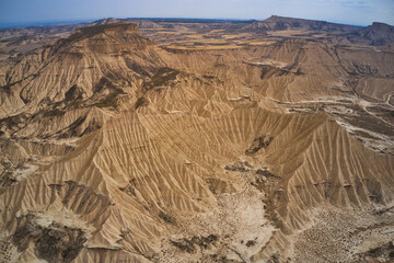 View of Piskerra, Las Bardenas Reales, Navarra (Spain)