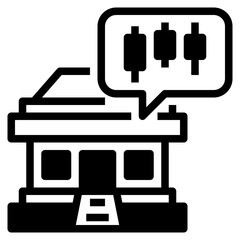 Bank outline icon