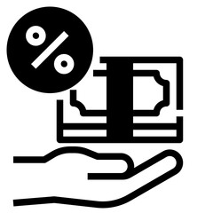 Commission outline icon