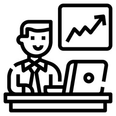 Invester outline icon