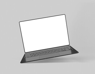 Mackbook pro screen with website presentation mockup