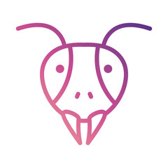 Insect Cute Face Icon