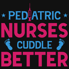 Fototapeta premium Nurse tshirt design