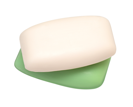 Pieces of  soap isolated