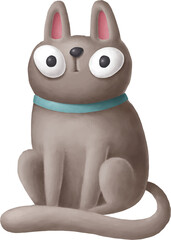Cat character illustration