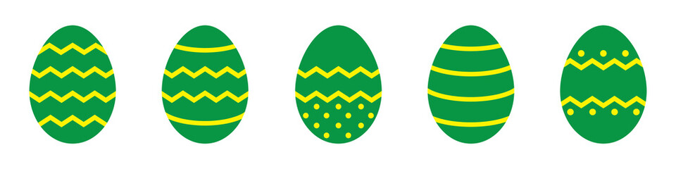Easter egg icon, vector illustration