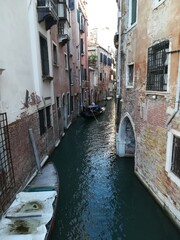 Fototapeta na wymiar Venezia in gondola