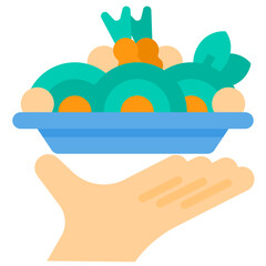food flat icon