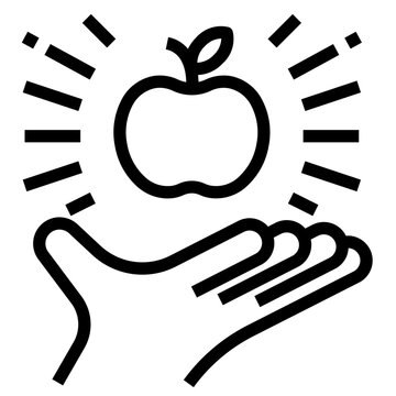 Apple Outline Icon