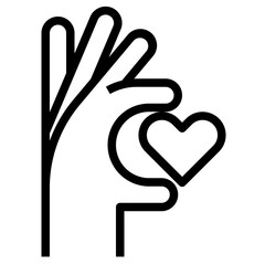 Obraz premium favorite outline icon