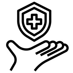 insurance outline icon