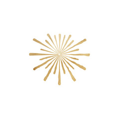 Gold Metallic Firework