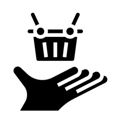 consumer glyph icon