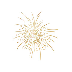 Gold Metallic Firework