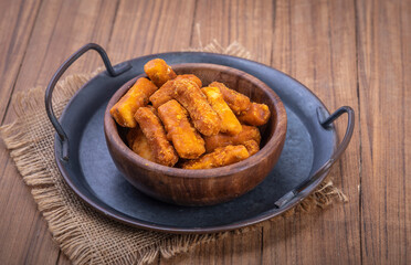 Gur pare is a traditional sweet bite made of jaggery and wheat flour especially made for festivals and celebrations  