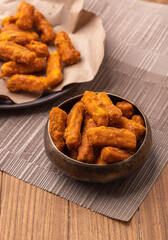 Gur pare is a traditional sweet bite made of jaggery and wheat flour especially made for festivals and celebrations  