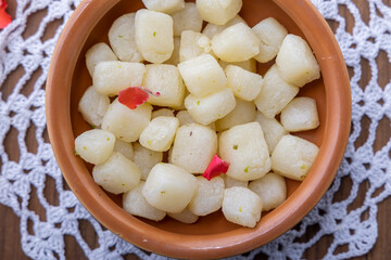 Chena Murki is a bite-size dry sweet made with paneer dipped in sugar syrup 