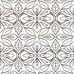 Line seamless pattern isolated. Doodle hand drawn art. Sketch vector stock illustration. EPS 10