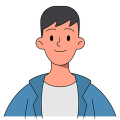 man filled outline icon