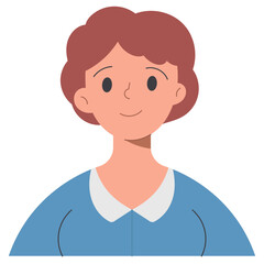 woman flat icon