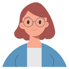 woman flat icon