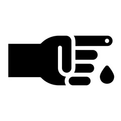 blood glyph icon
