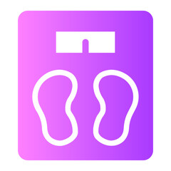 weight scale gradient icon