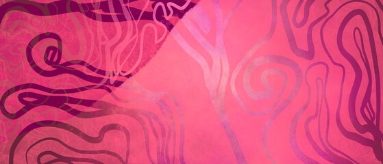 Sfondo banner astratto rosa