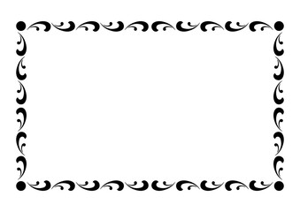 Vector Vintage Style Page Border 