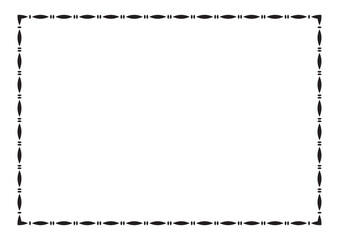 Vector Vintage Style Page Border 