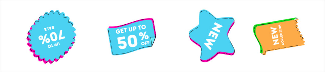 Special offer tag collection. Set ribbon banner. Ribbon sale banners isolated. Best choice tags, vector red labels. Best choice 3d ribbon banners