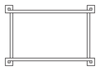 Vector Vintage Style Page Border 